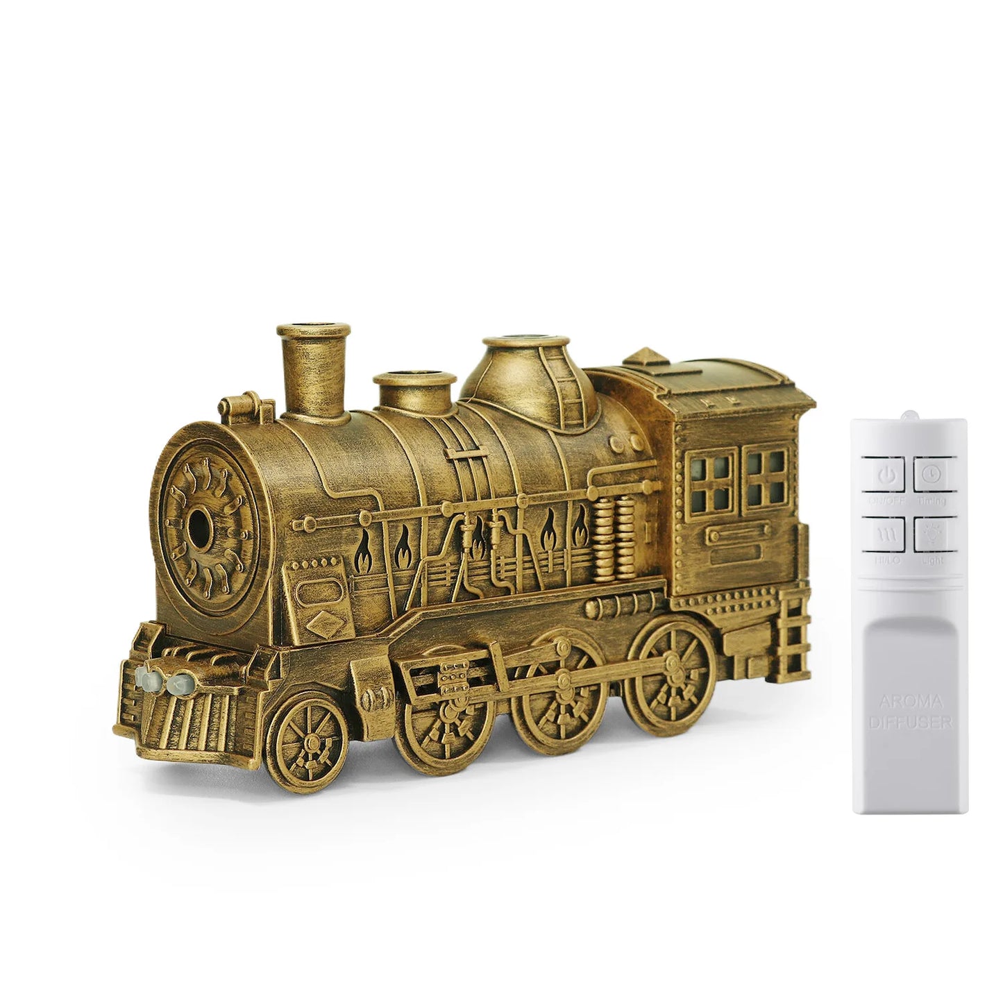 Small Train Ultrasonic Air Humidifier & Aromatherapy Diffuser (Remote Control | 350ml/h | LED Lights)