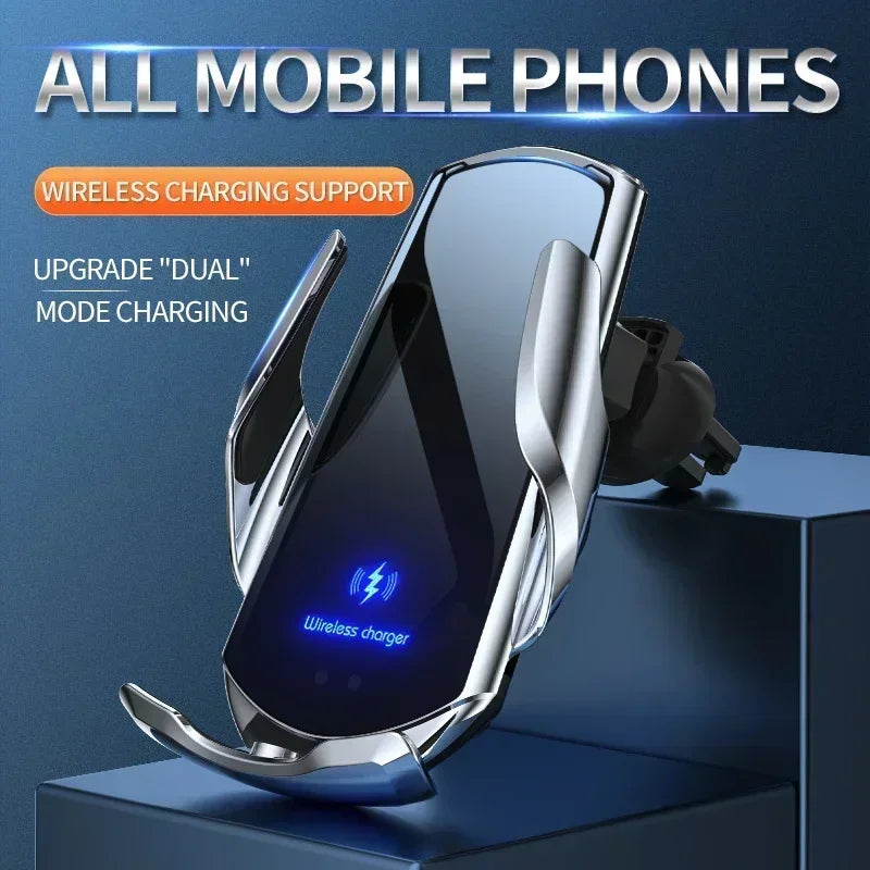 100W Magnetic Wireless Car Charger & Phone Mount β Fast Charging Holder for iPhone 11β15 Pro, Samsung, Xiaomi & More