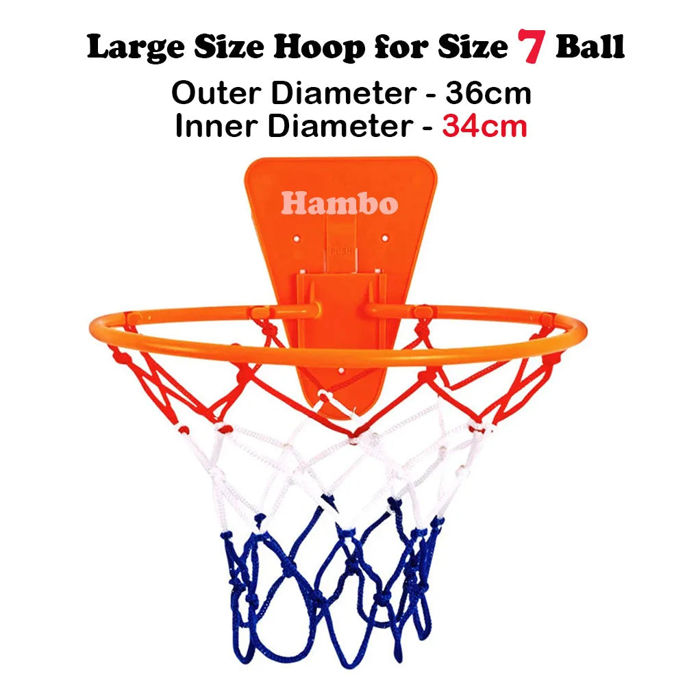 Silent Basketball – Size 7 (29.5") / Size 5 – Airless Foam Ball for Quiet Indoor Dribbling & Training with Grooved Design