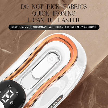 KBXSTART 1200W Handheld Foldable Garment Steamer – Portable 4-Speed Steam Iron with Touch Control & Rotating Handle (110V-220V)