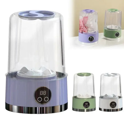 Portable Cordless Mini Washing Machine – USB Rechargeable Laundry Bucket for Underwear, Socks & Baby Clothes | Ideal for Home & Travel