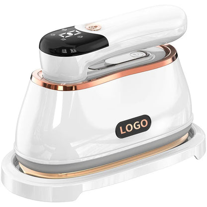 KBXSTART 1200W Handheld Foldable Garment Steamer – Portable 4-Speed Steam Iron with Touch Control & Rotating Handle (110V-220V)