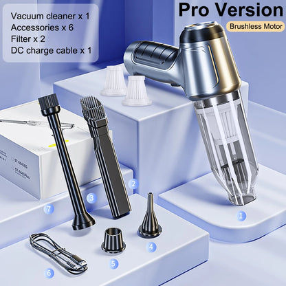 95000PA Wireless Car Vacuum Cleaner | High-Power Handheld Mini Blower
