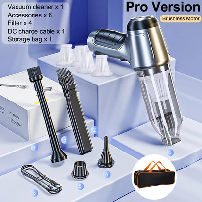 95000PA Wireless Car Vacuum Cleaner | High-Power Handheld Mini Blower