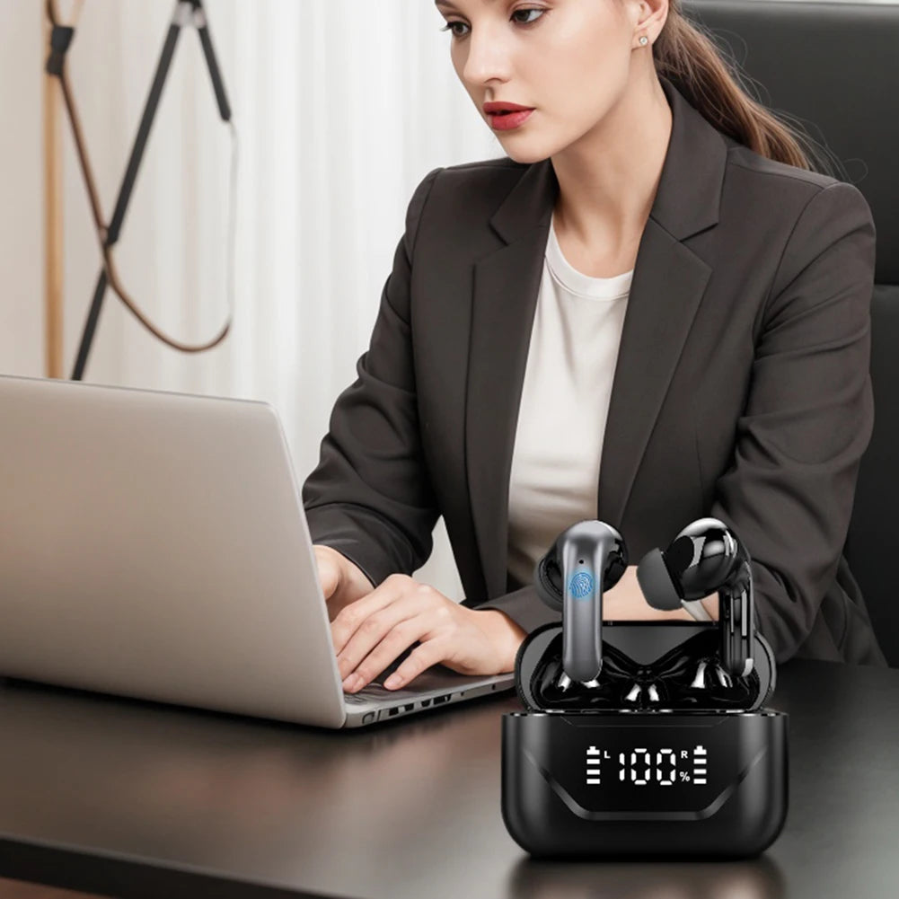 Smart AI Translator Earbuds – Real-Time Two-Way Voice Translation, 144 Languages, 99% Accuracy, Bluetooth 5.4