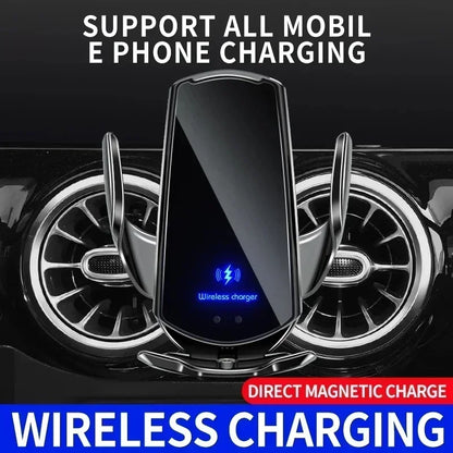 100W Magnetic Wireless Car Charger & Phone Mount – Fast Charging Holder for iPhone 11–15 Pro, Samsung, Xiaomi & More