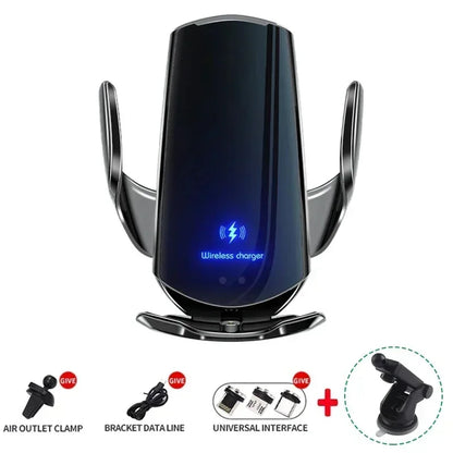 100W Magnetic Wireless Car Charger & Phone Mount – Fast Charging Holder for iPhone 11–15 Pro, Samsung, Xiaomi & More
