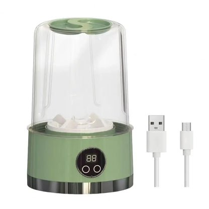 Portable Cordless Mini Washing Machine – USB Rechargeable Laundry Bucket for Underwear, Socks & Baby Clothes | Ideal for Home & Travel